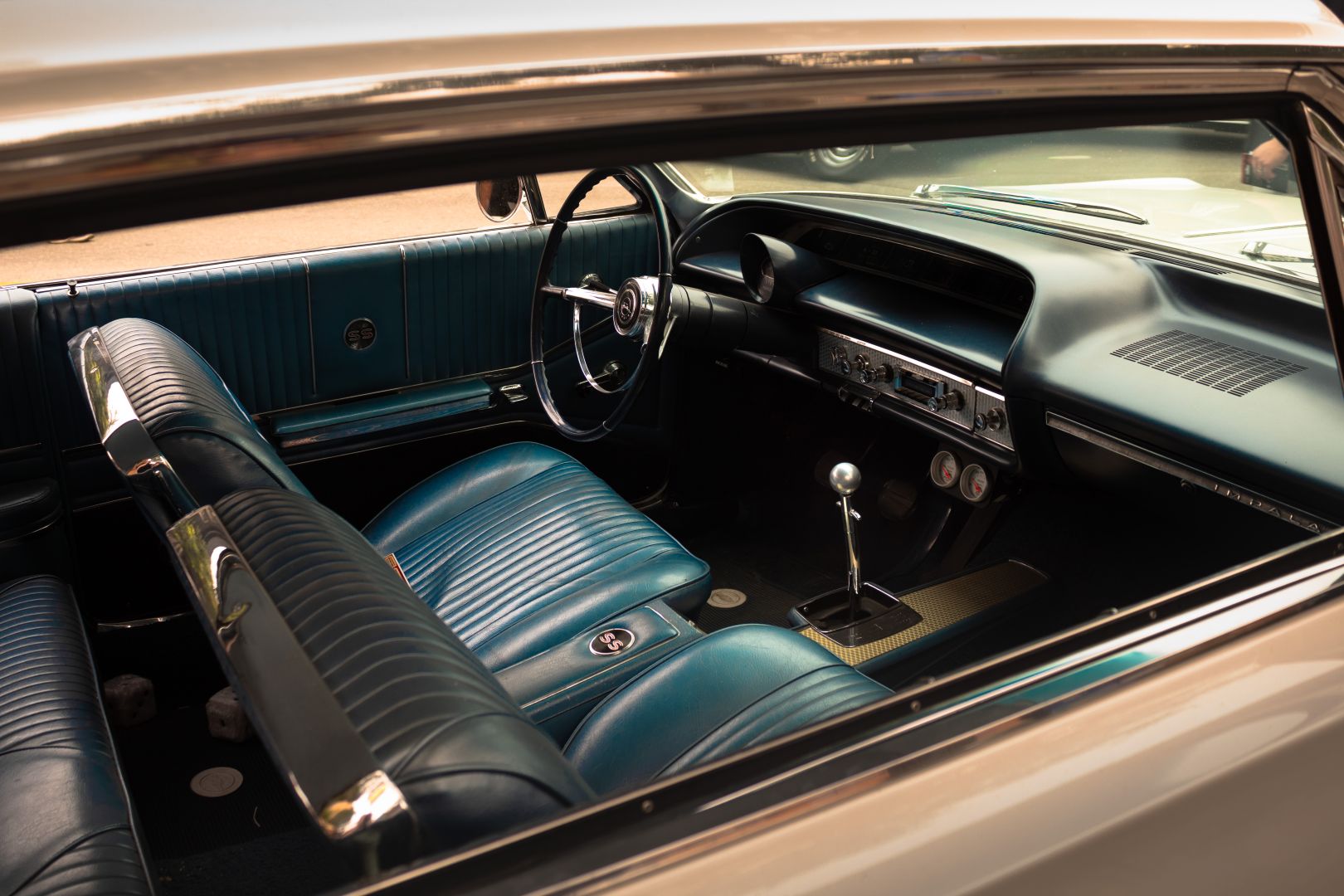 White Car Interior